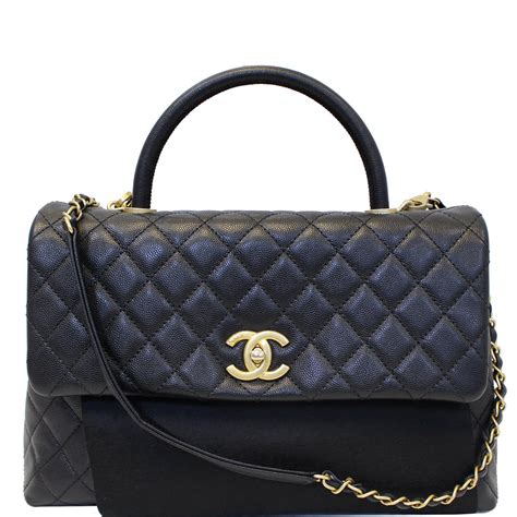 chanel coco handle bag medium|chanel coco handbag price uk.